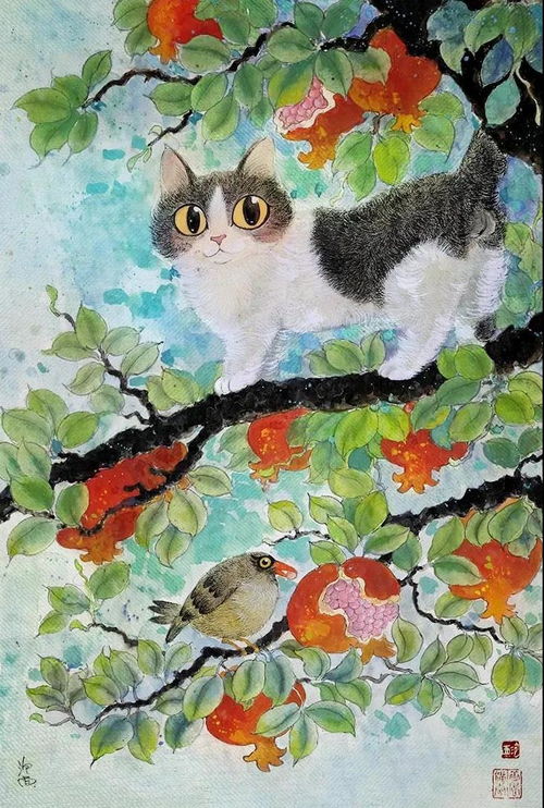 中国画猫艺术家vs荷兰画猫艺术家 一场跨越文化的萌趣对决