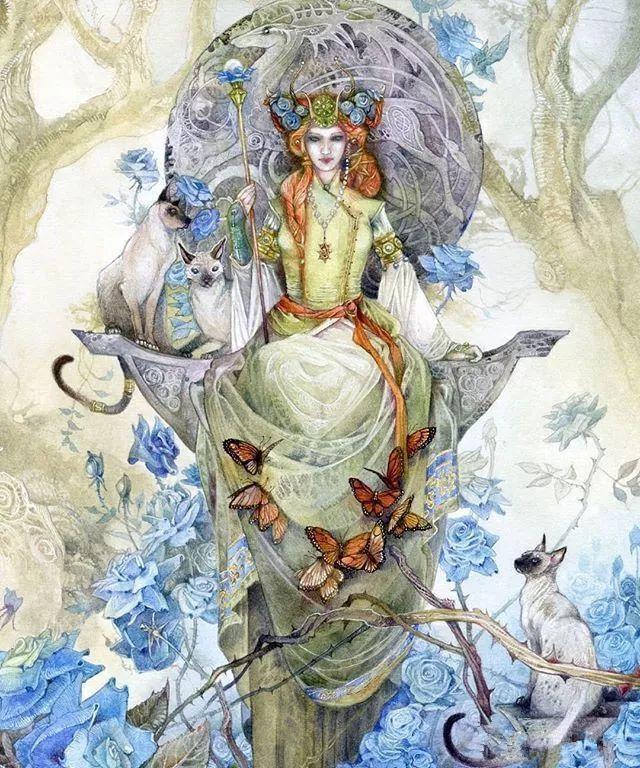 水彩微光 Stephanie Law艺术插画中的幻境微视觉